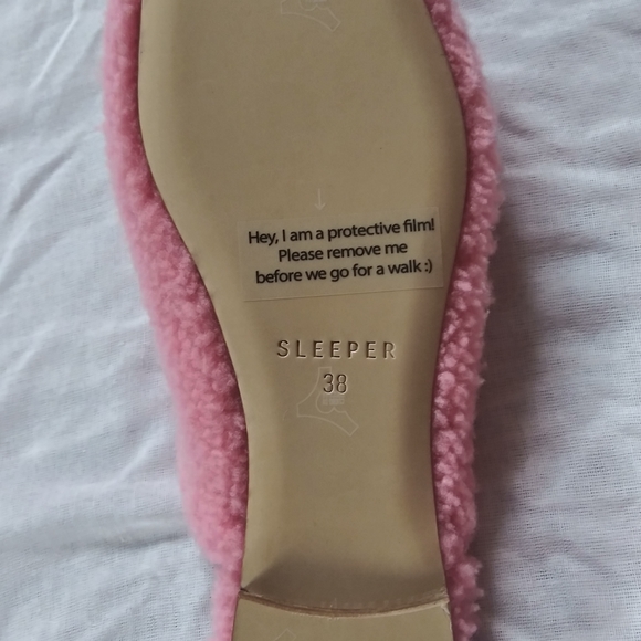 Sleeper Shearling Slippers - Pink - Sz 8 - Picture 5 of 6
